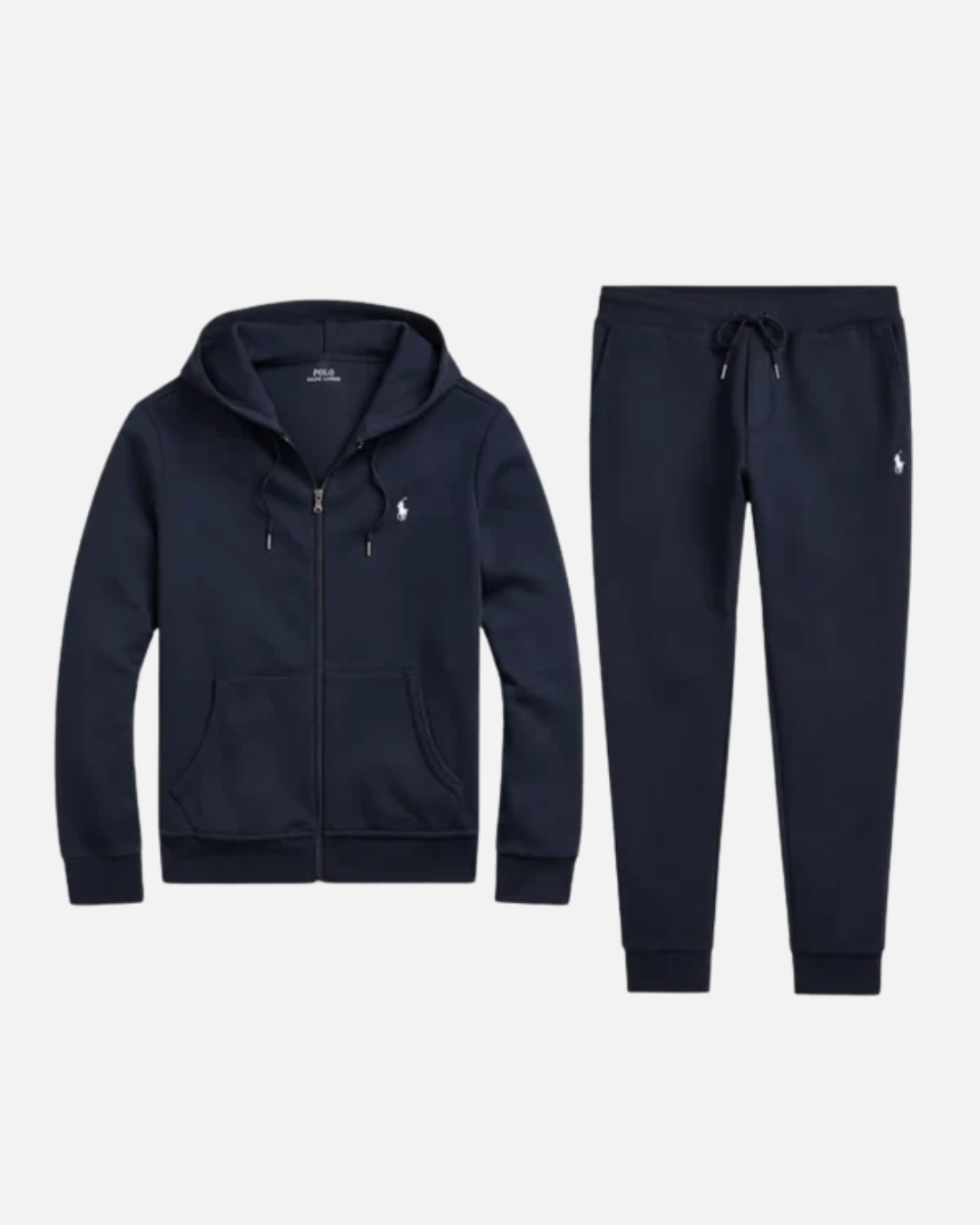 Double-Knit Full-Zip Tracksuit Set
