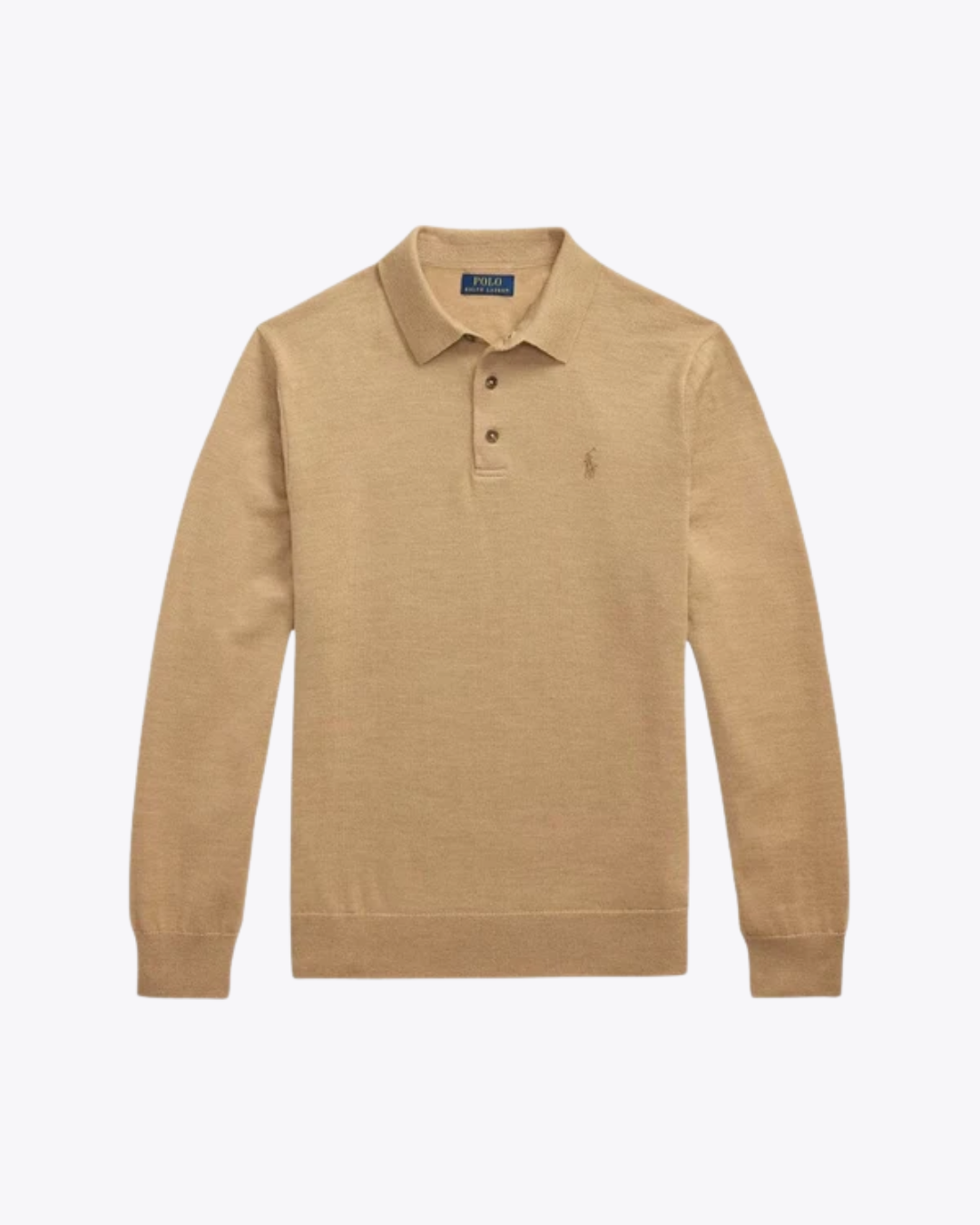 Fine-Gauge Wool Polo-Collar Jumper