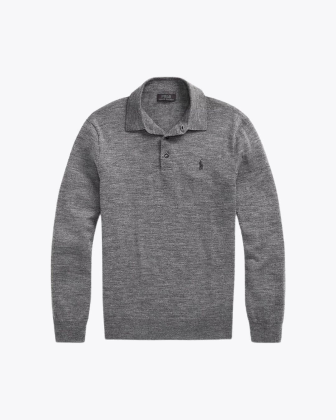 Fine-Gauge Wool Polo-Collar Jumper