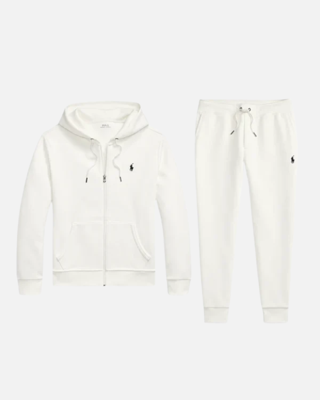 Double-Knit Full-Zip Tracksuit Set