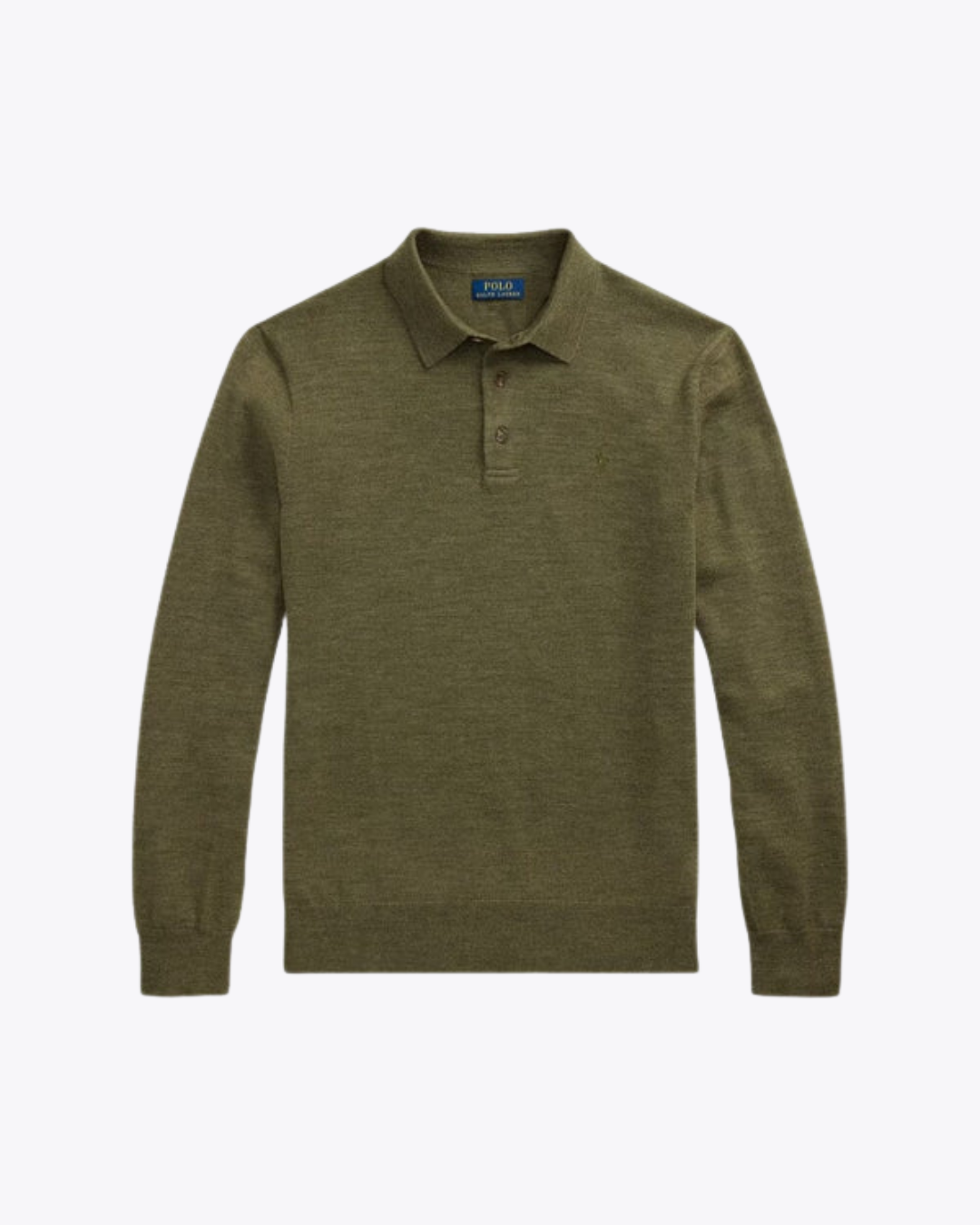 Fine-Gauge Wool Polo-Collar Jumper