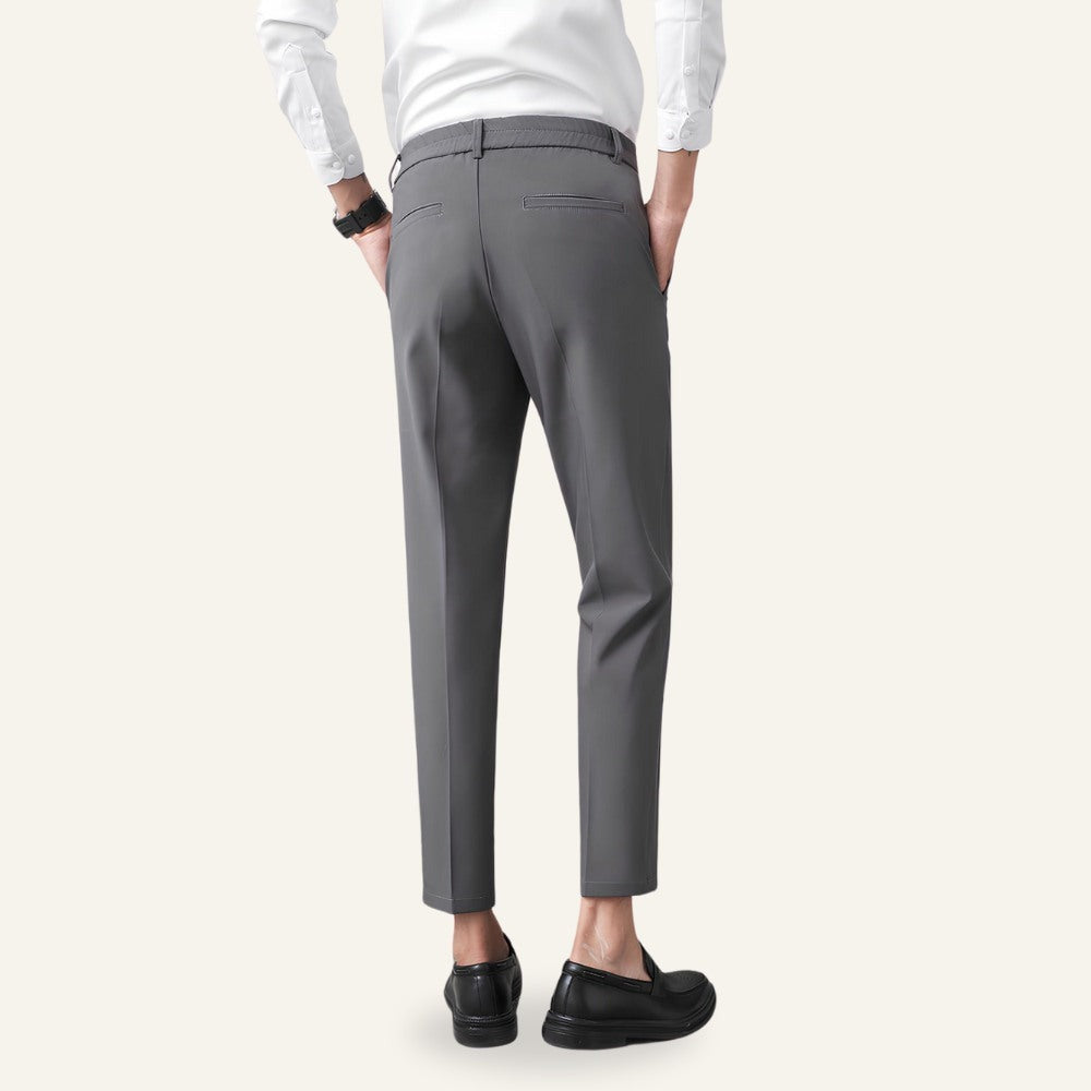 Tailored Slim Pants Refined Form