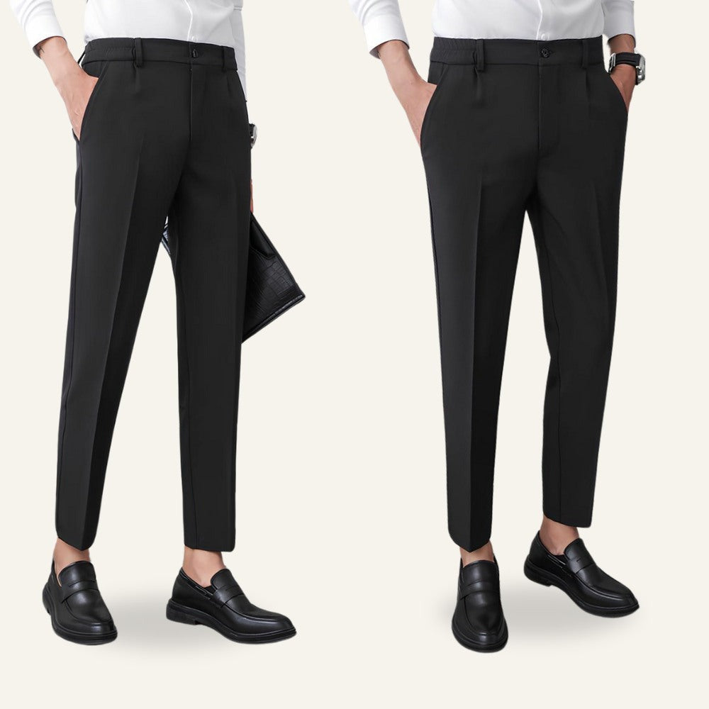 Tailored Slim Pants Refined Form