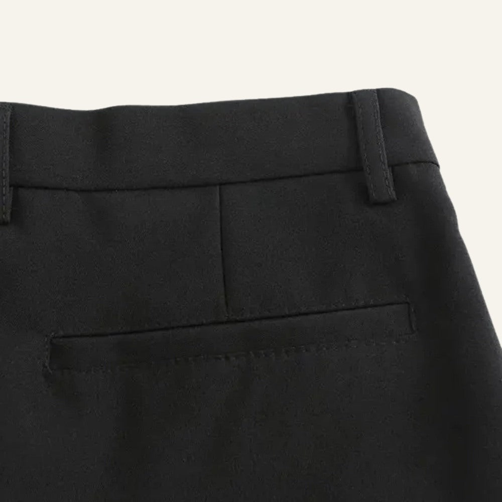 Tailored Slim Pants Refined Form
