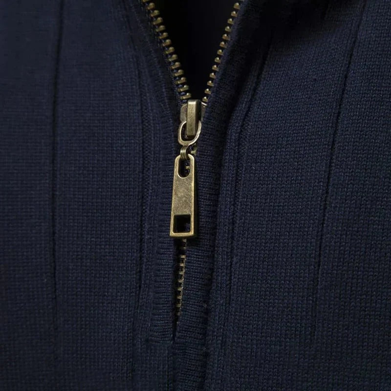 Quarter-Zip Sweater Ribbed Heritage