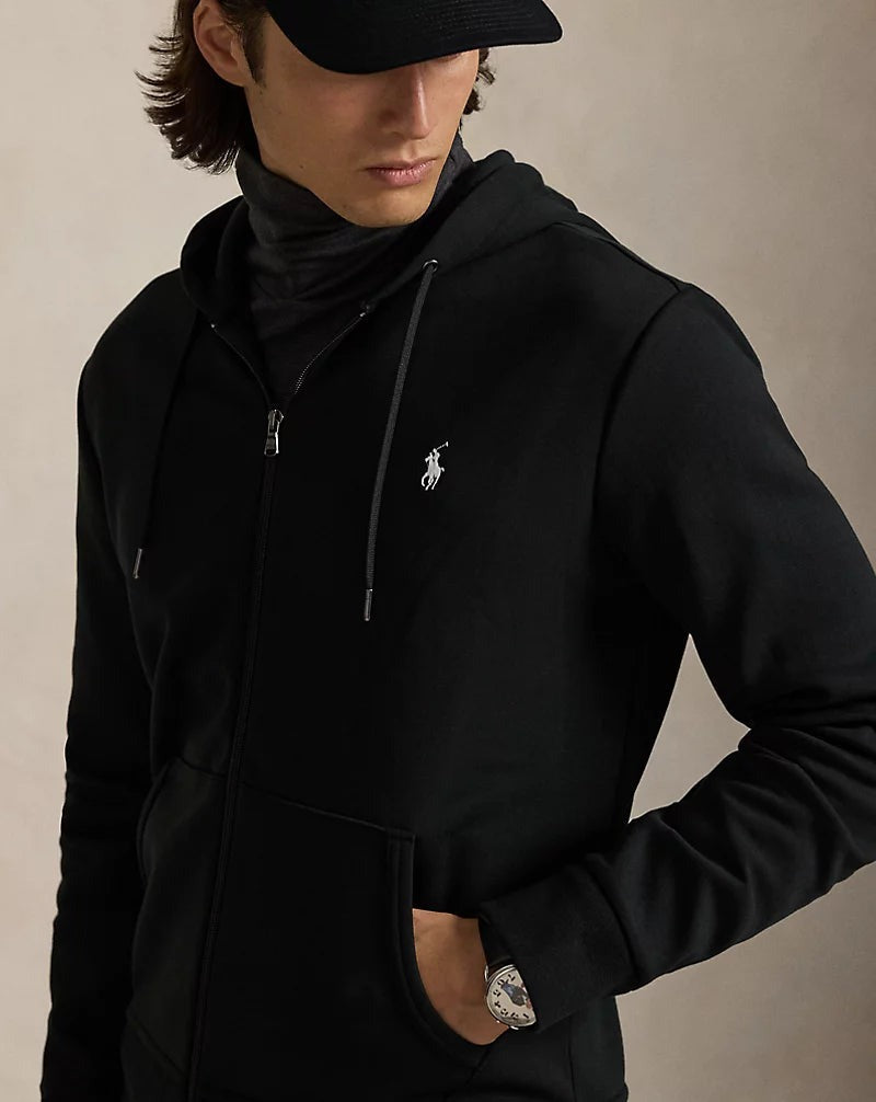 Double-Knit Full-Zip Tracksuit Set — men's tracksuits, side view