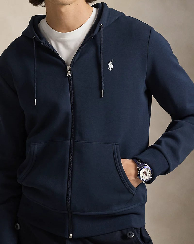 Double-Knit Full-Zip Tracksuit Set — men's tracksuits, alternate view