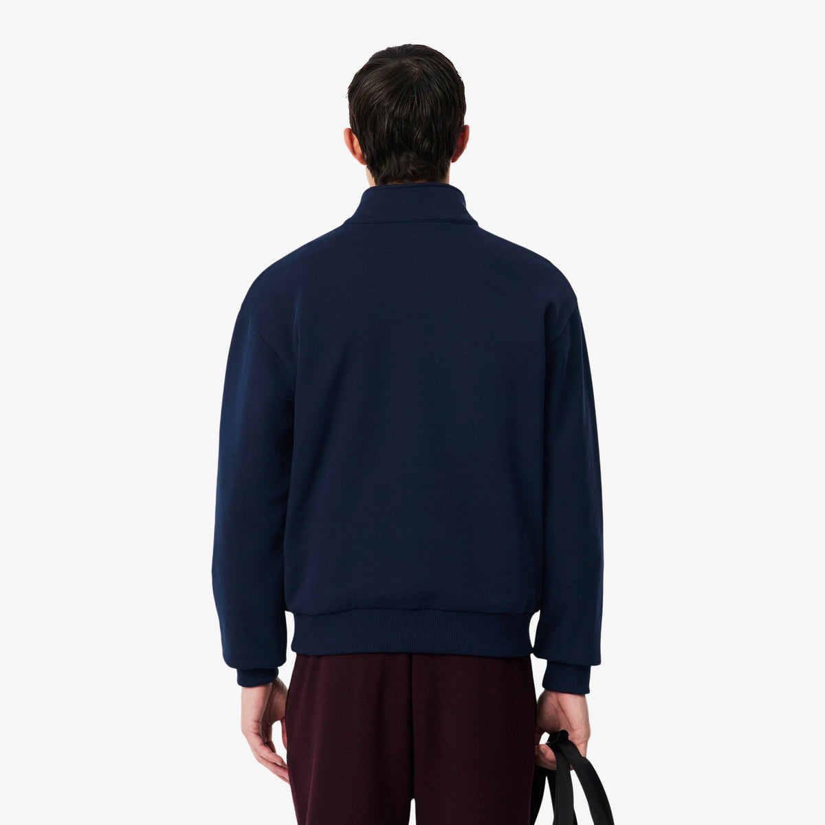 Fleece Quarter-Zip Sweatshirt — men's sweatshirts, side view