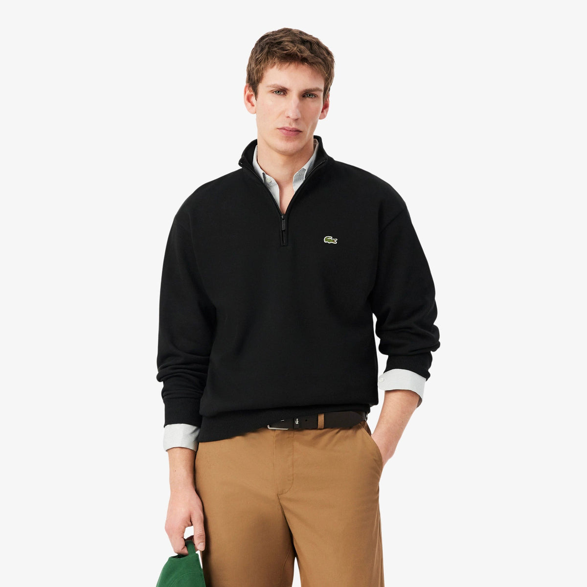Fleece Quarter-Zip Sweatshirt — men's sweatshirts, styled