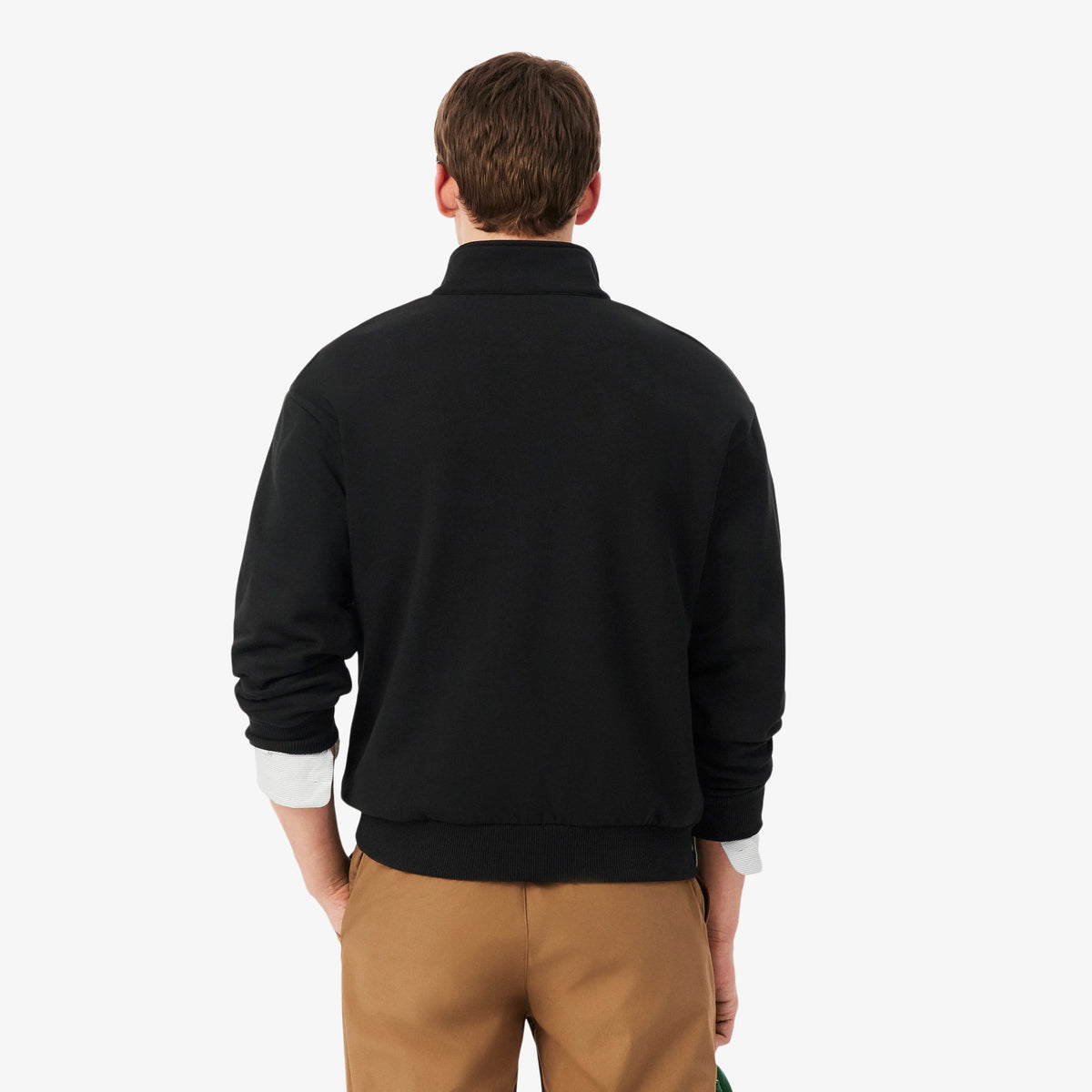 Fleece Quarter-Zip Sweatshirt — men's sweatshirts, flat lay
