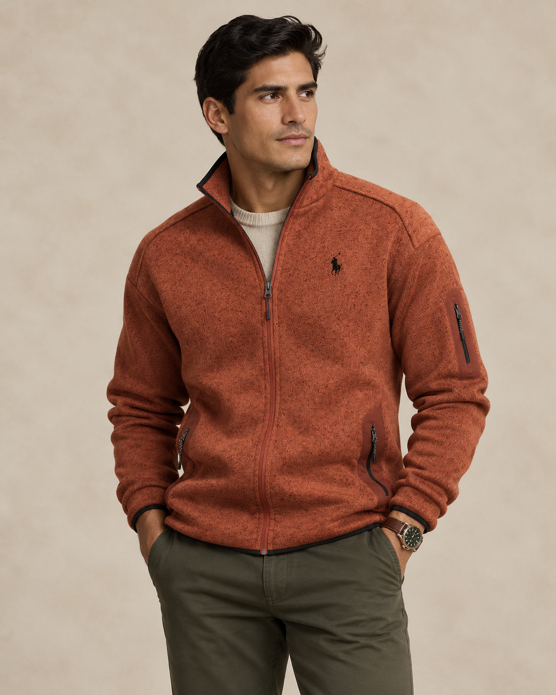 Lightweight Full-Zip Jacket — men's jackets, flat lay