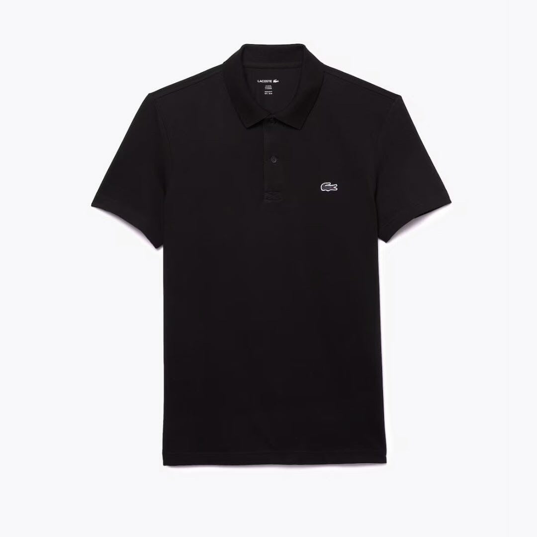 Regular Fit Ribbed Polo Shirt — men's polo shirts, back view