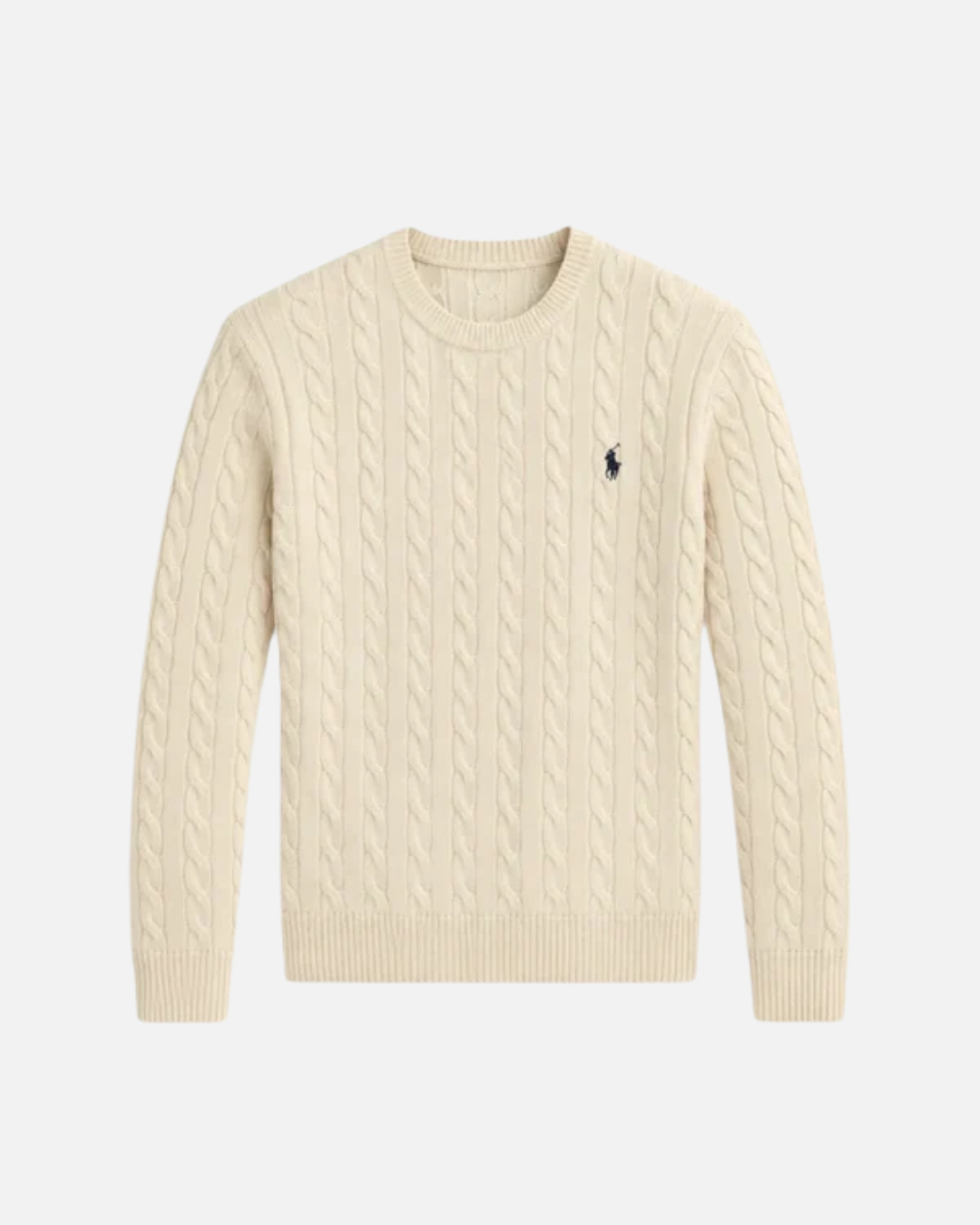 Cable-Knit Cotton Jumper