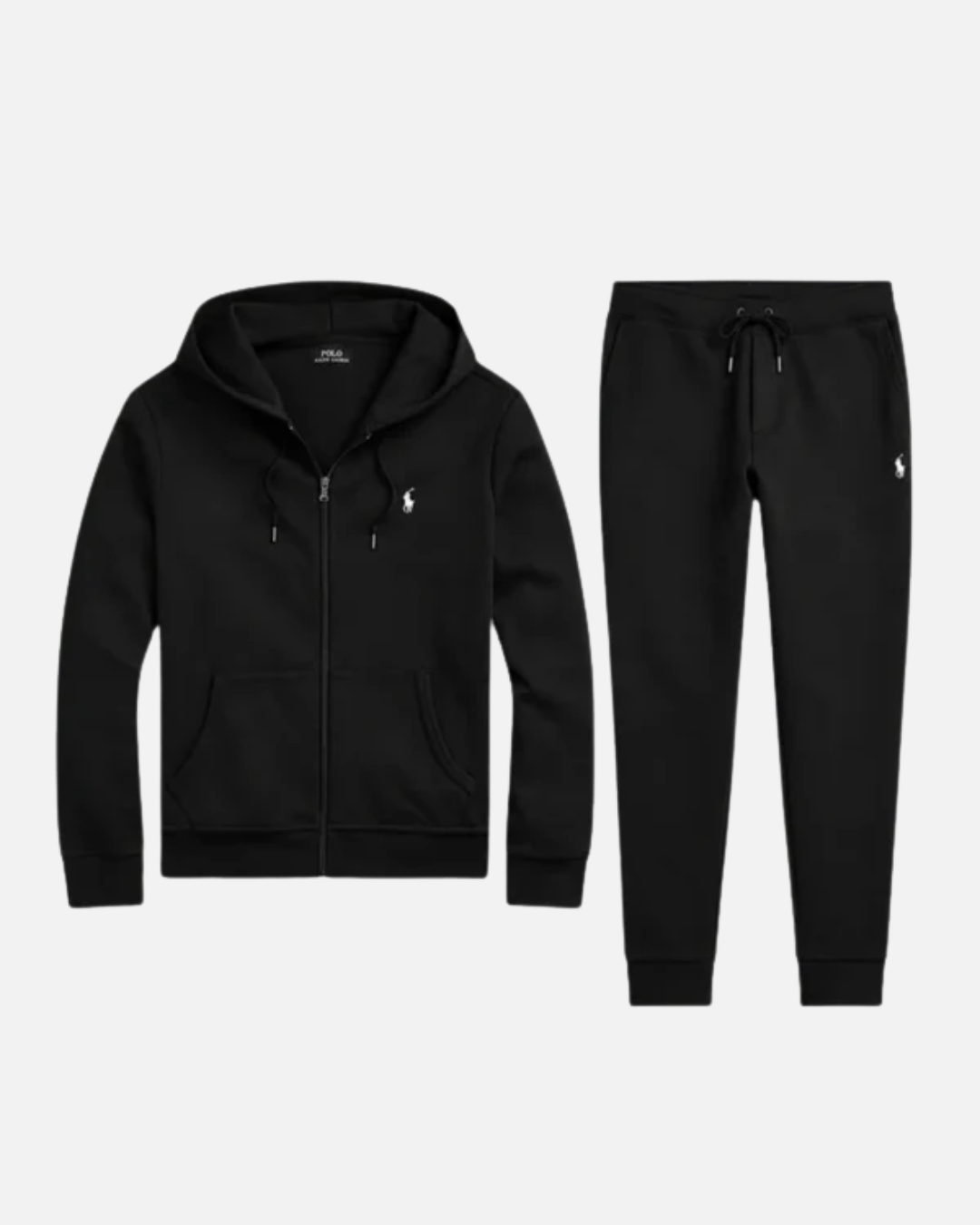 Double-Knit Full-Zip Tracksuit Set