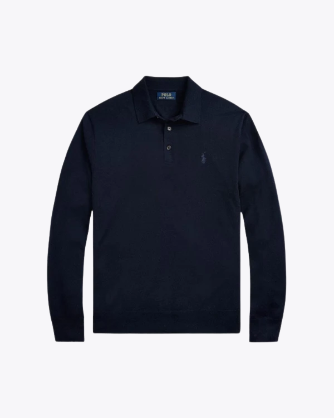 Fine-Gauge Wool Polo-Collar Jumper