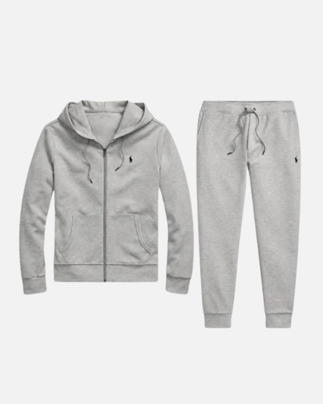 Double-Knit Full-Zip Tracksuit Set