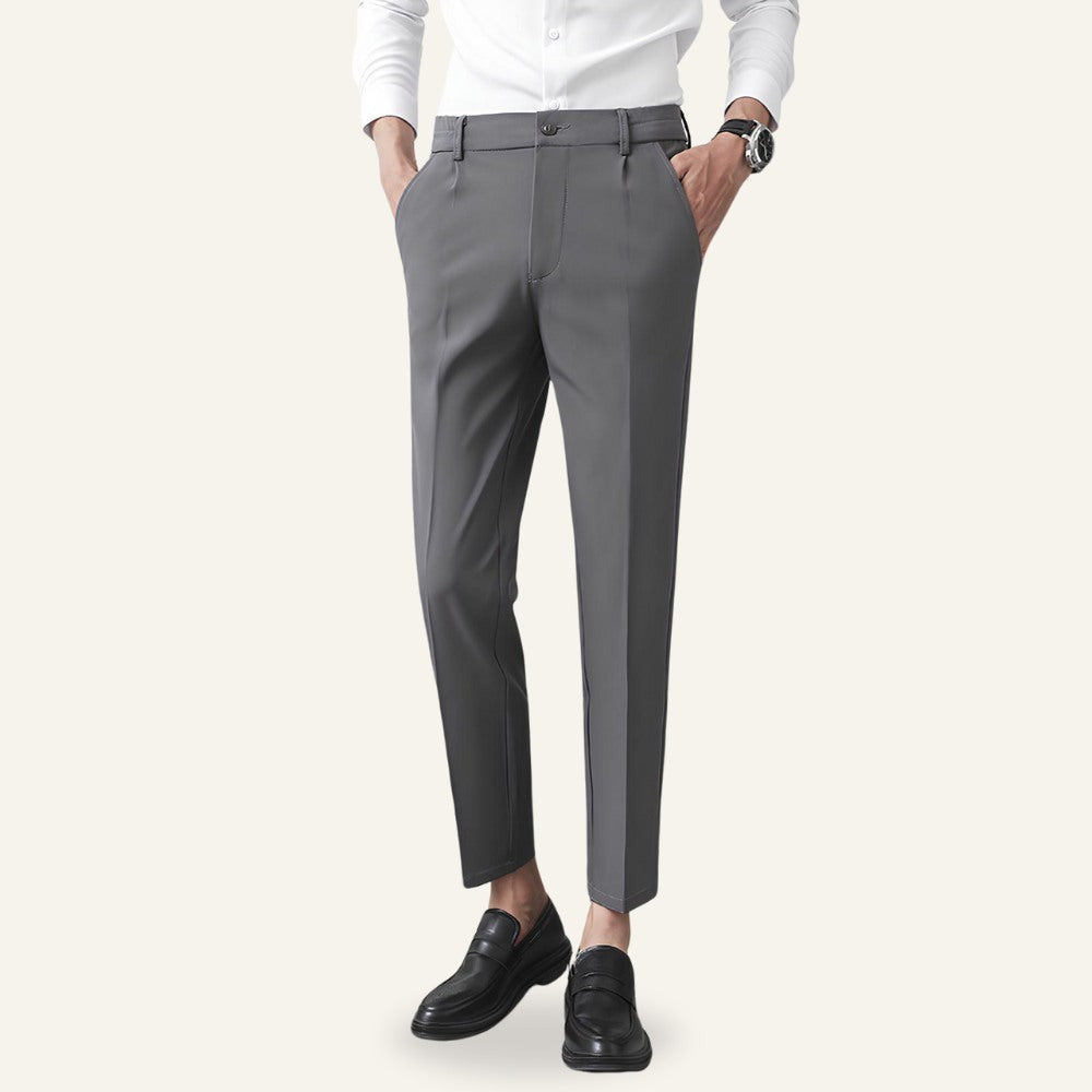 Tailored Slim Pants Refined Form