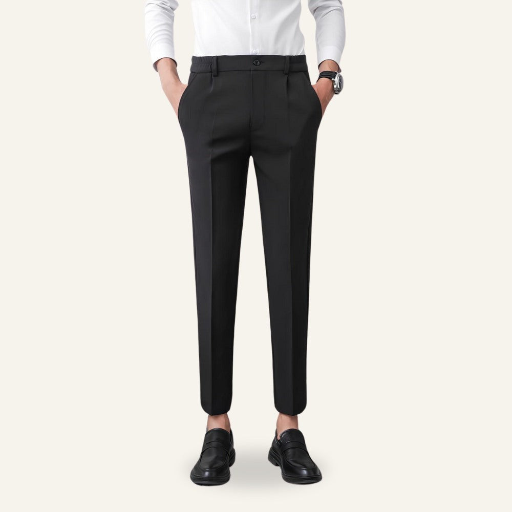Tailored Slim Pants Refined Form