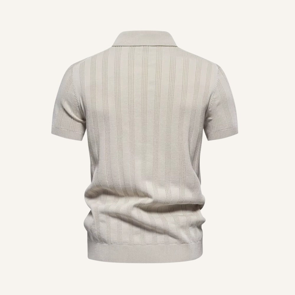Men's Striped Polo Shirt - Romero