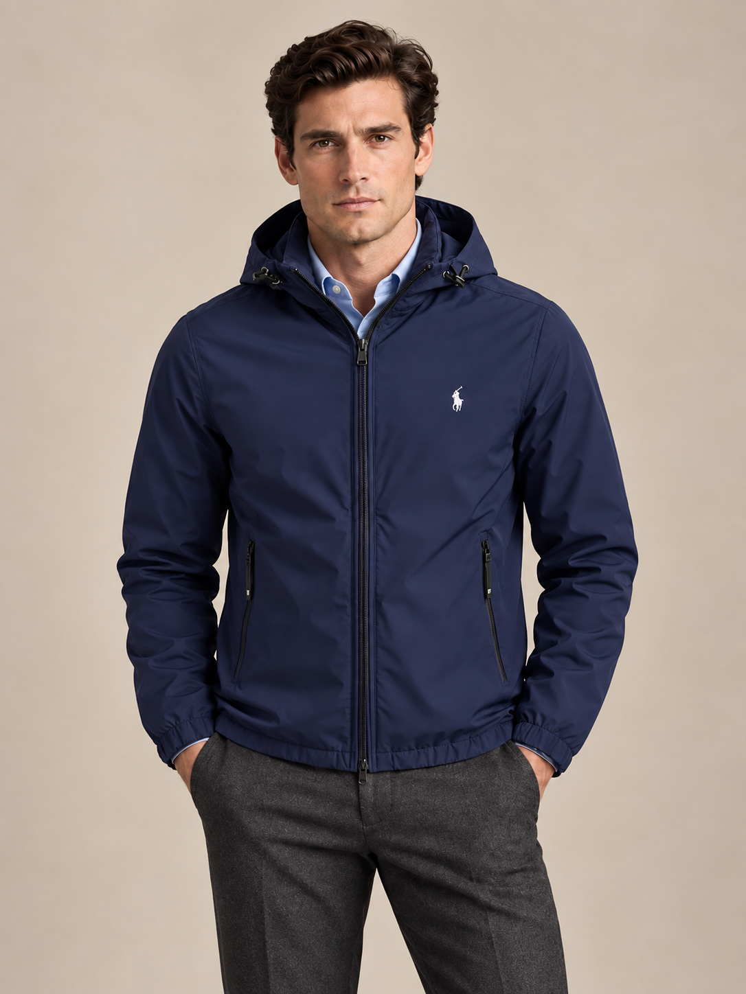 Hooded Lightweight Windbreaker