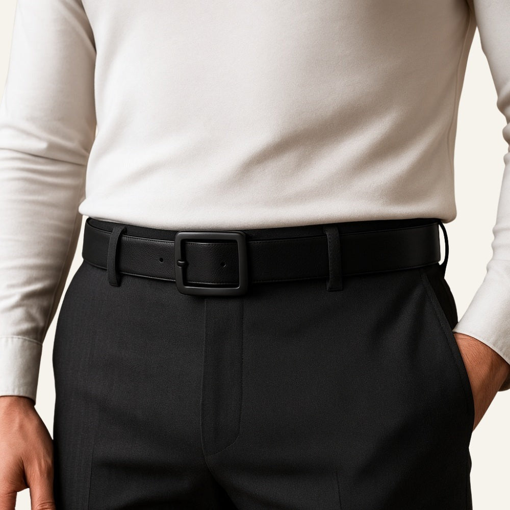 The San Valier Heritage Leather Belt