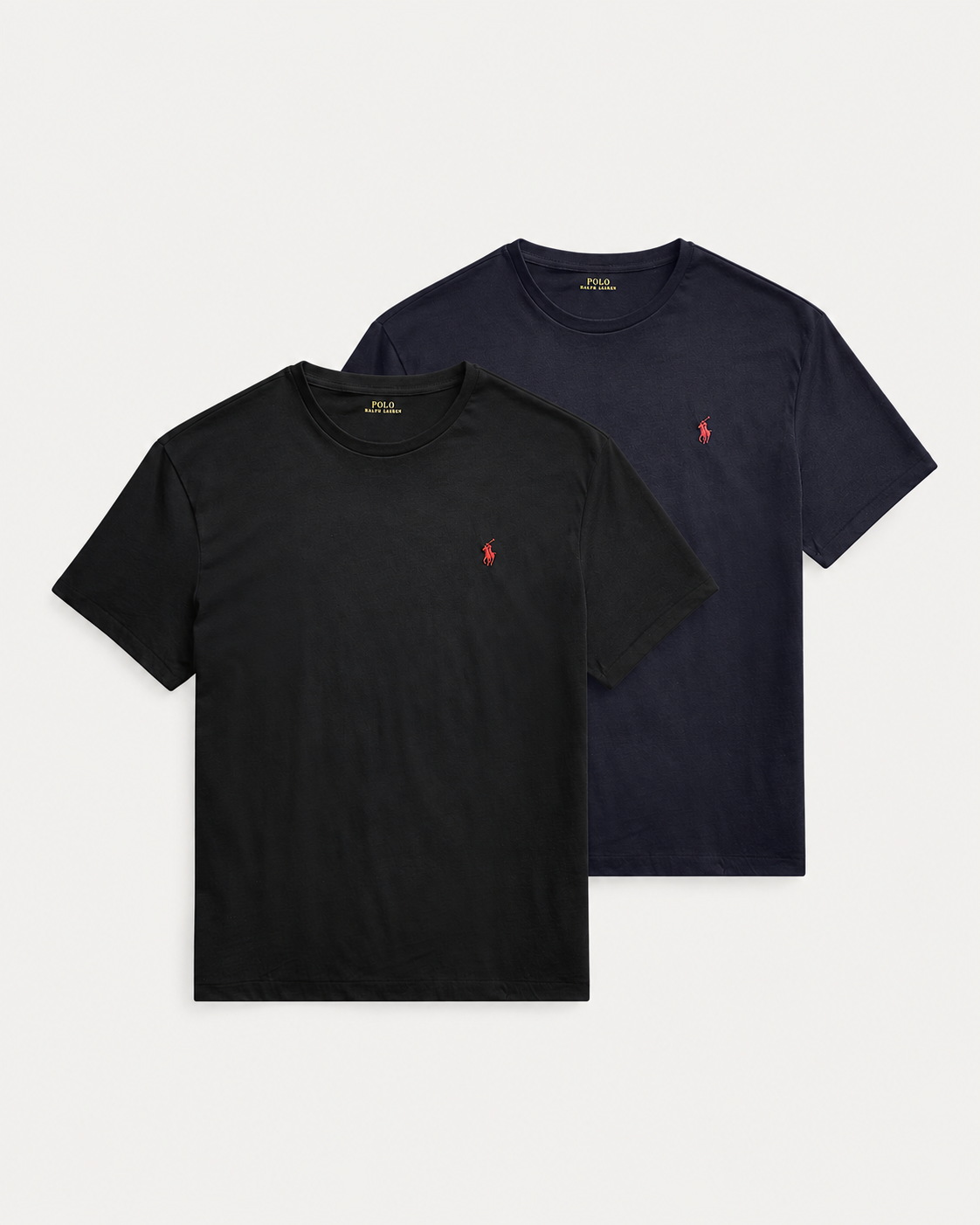 2-Pack Classic Fit Cotton T-Shirts — men's t-shirts, flat lay