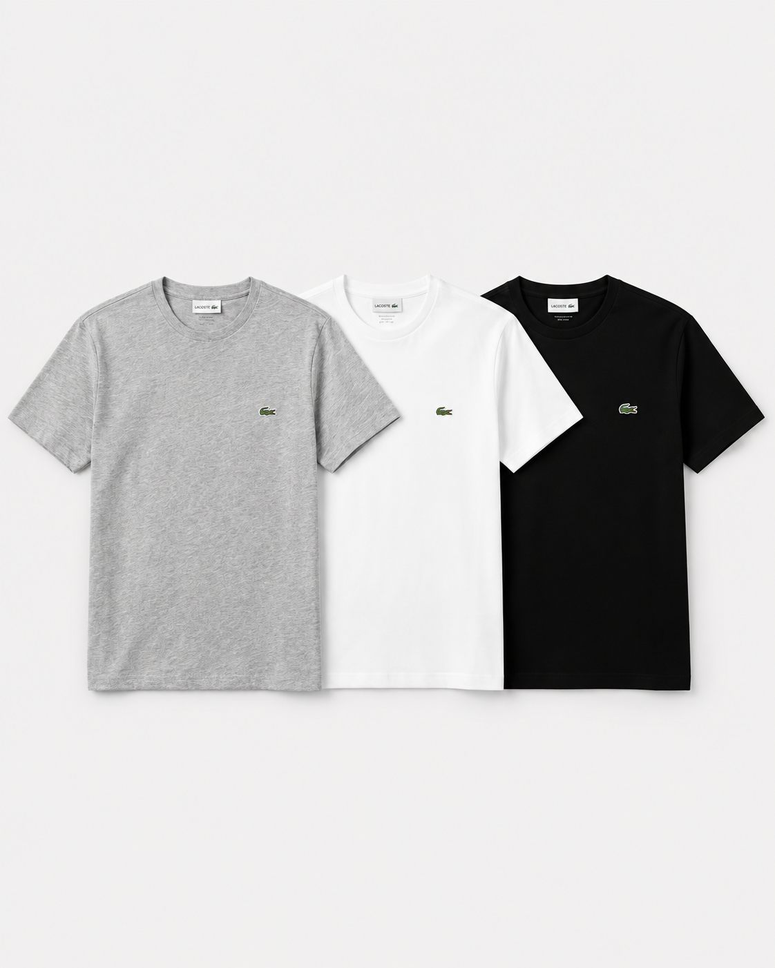 3-Pack Cotton Jersey T-Shirts — men's t-shirts, front view