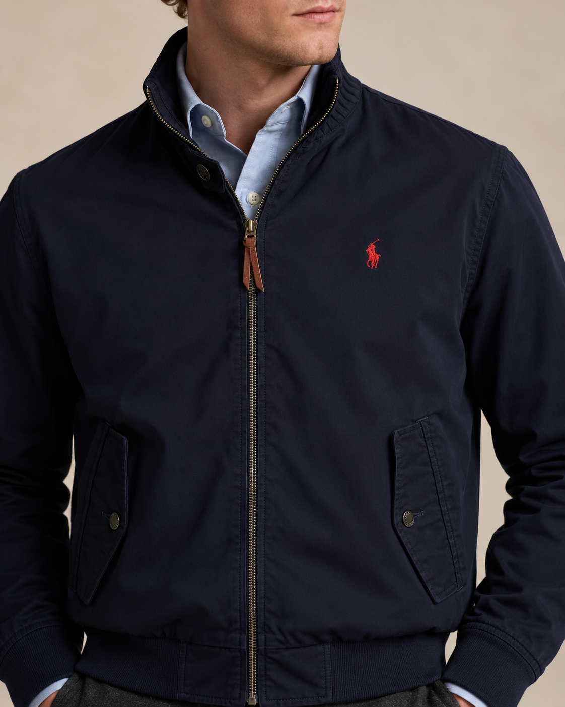 Classic Cotton Harrington Jacket — men's jackets, alternate view