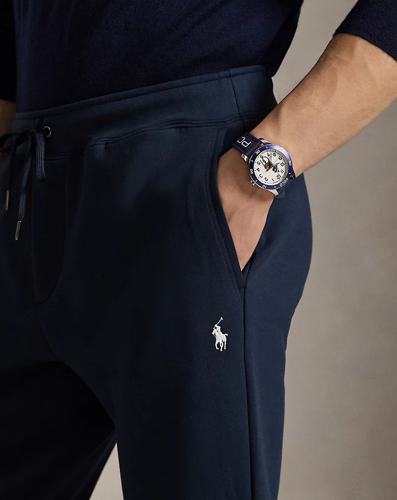 Double-Knit Jogging Bottoms — men's joggers, detail