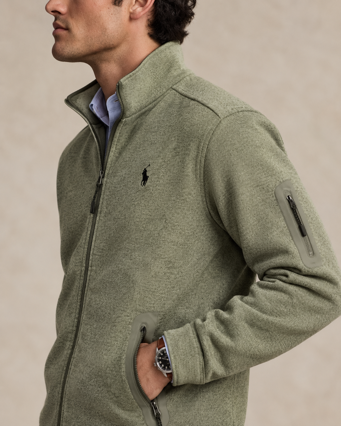 Lightweight Full-Zip Jacket — men's jackets, alternate view