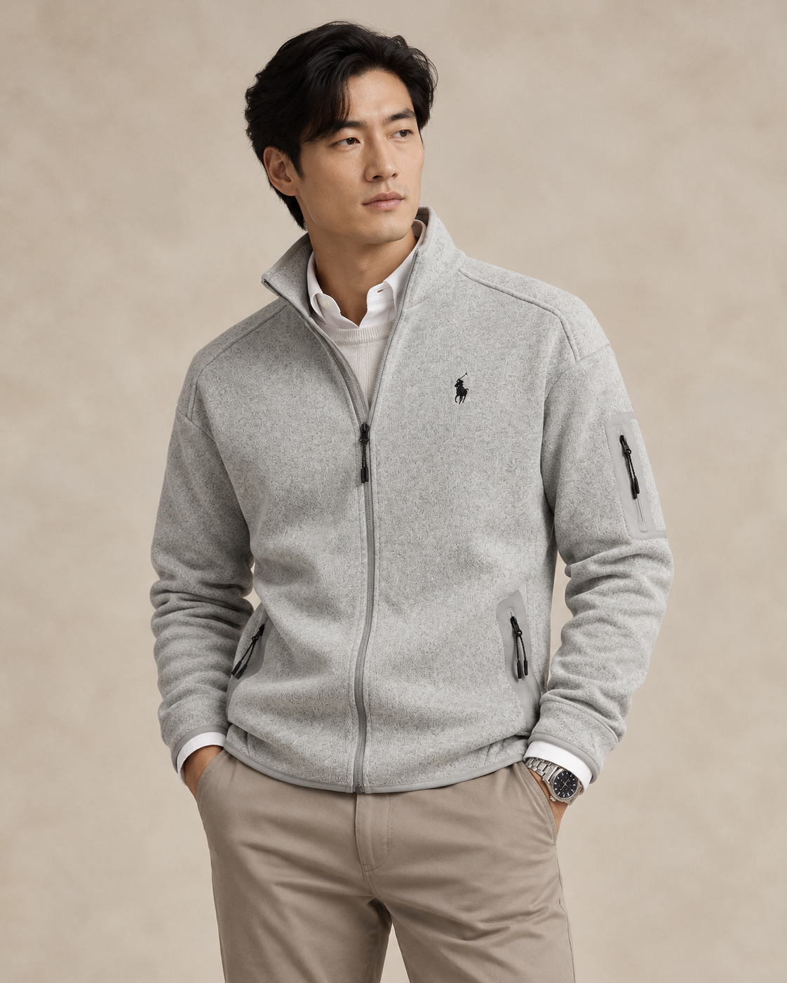 Lightweight Full-Zip Jacket — men's jackets, back view